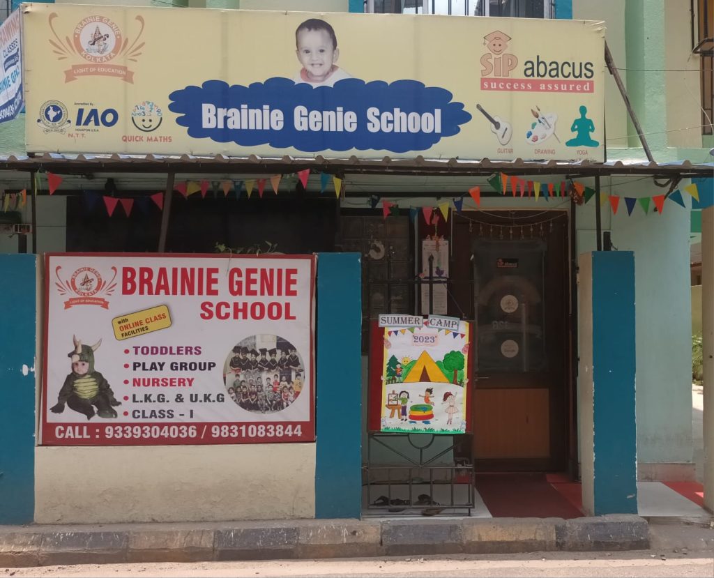 Montessori Schools Tollygunge, Kolkata | Brainie Genie - Bansdroni